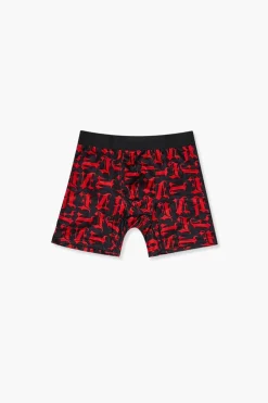 Letter Print Boxer Shorts