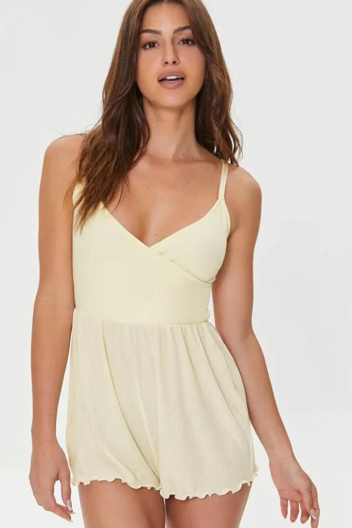 Lettuce-Edge Cami Lounge Romper