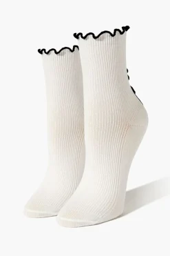 Lettuce-Edge Crew Socks