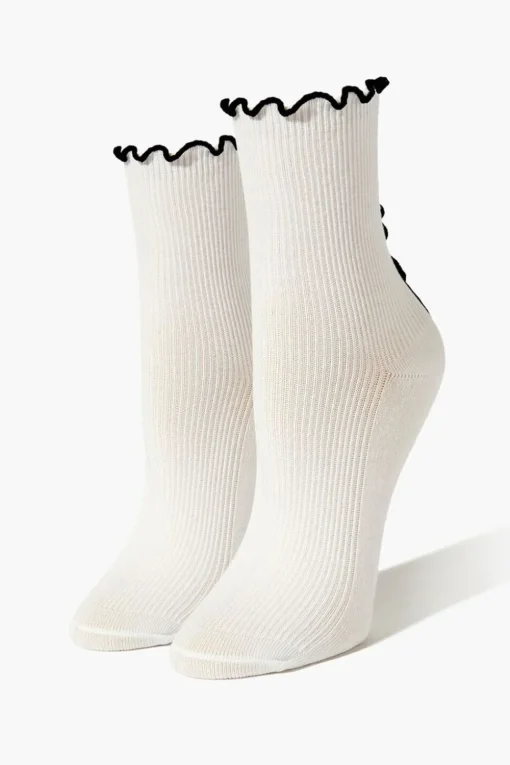 Lettuce-Edge Crew Socks