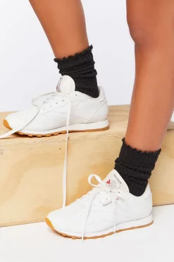 Lettuce-Edge Crew Socks