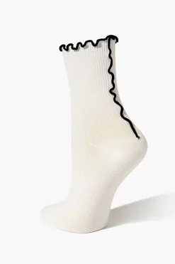 Lettuce-Edge Crew Socks