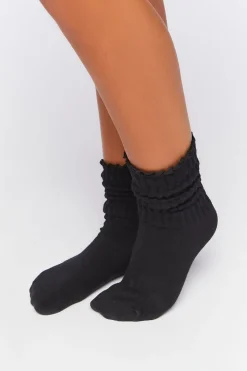 Lettuce-Edge Crew Socks