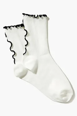 Lettuce-Edge Crew Socks