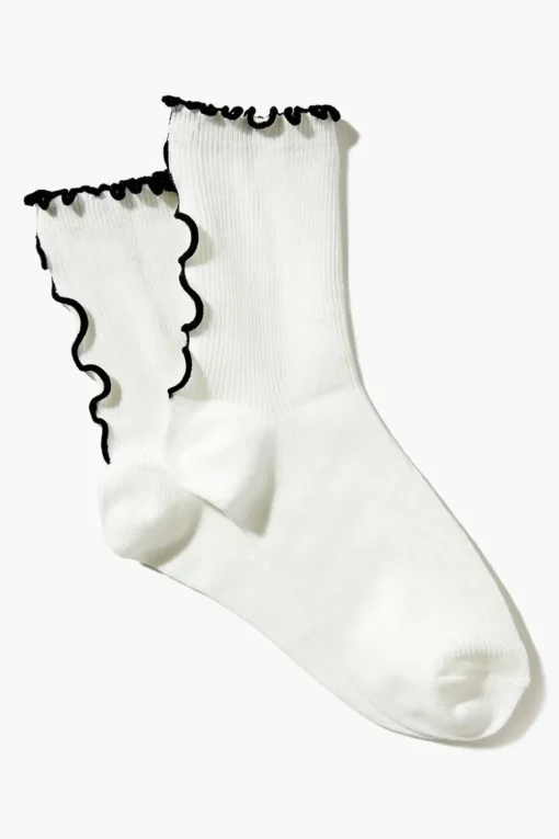 Lettuce-Edge Crew Socks