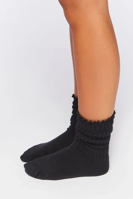 Lettuce-Edge Crew Socks