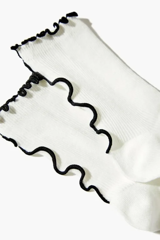 Lettuce-Edge Crew Socks