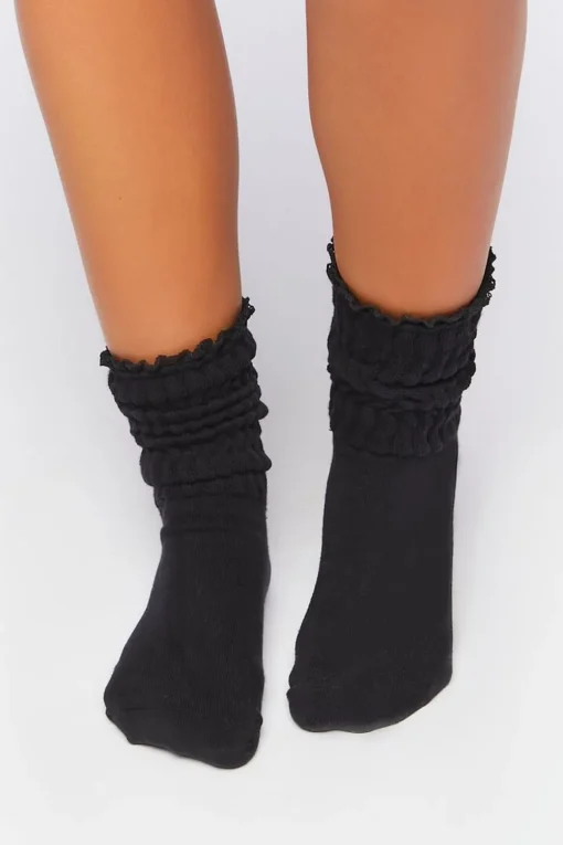Lettuce-Edge Crew Socks
