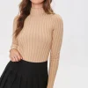 Lettuce-Edge Mock Neck Bodysuit