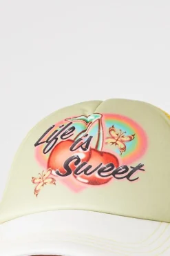 Life Is Sweet Graphic Trucker Hat