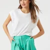 Linen-Blend Pleated Trouser Shorts
