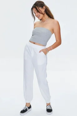 Linen-Blend Pocket Joggers