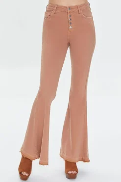 Long High-Rise Flare Jeans
