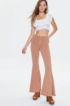 Long High-Rise Flare Jeans