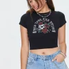 Long Live The Brave Graphic Cropped Tee