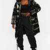 Longline Hooded Puffer Jacket