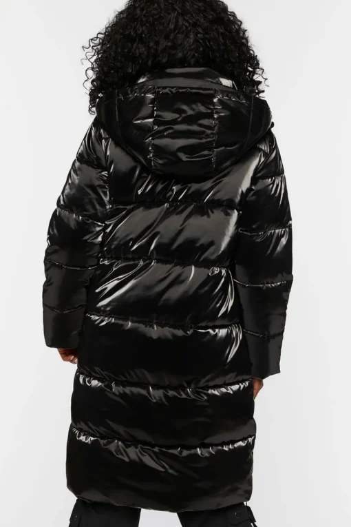 Longline Hooded Puffer Jacket