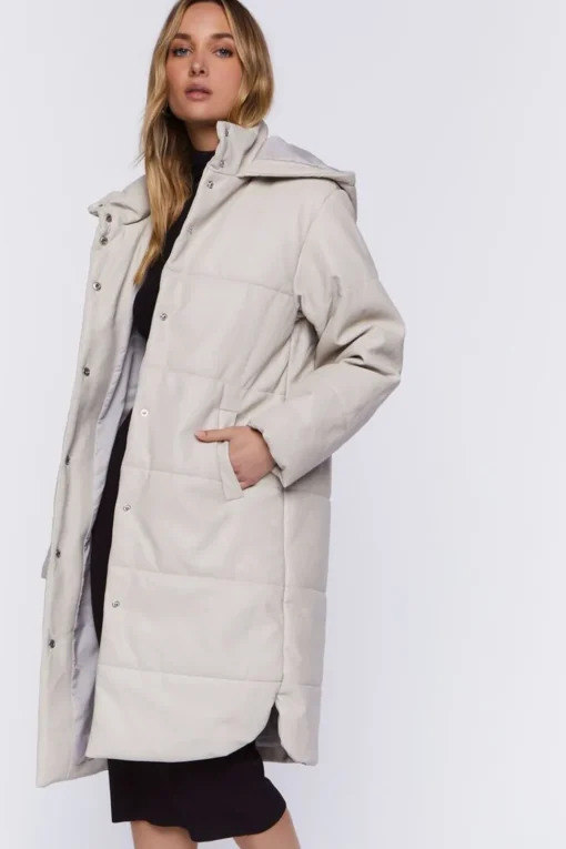 Longline Puffer Coat