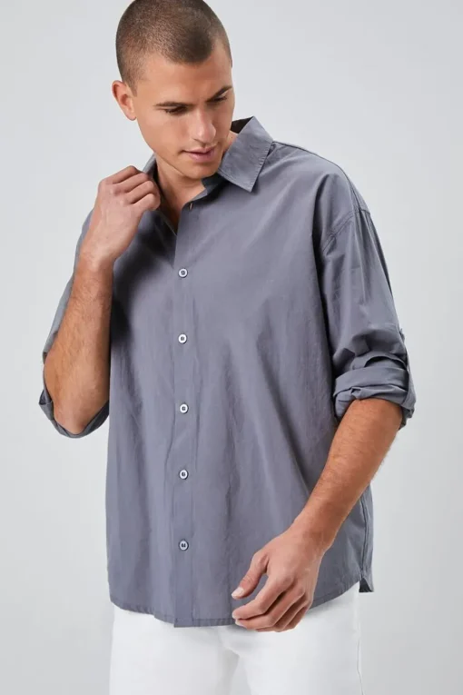 Long-Sleeve Buttoned Shirt