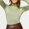 Long-Sleeve Turtleneck Bodysuit