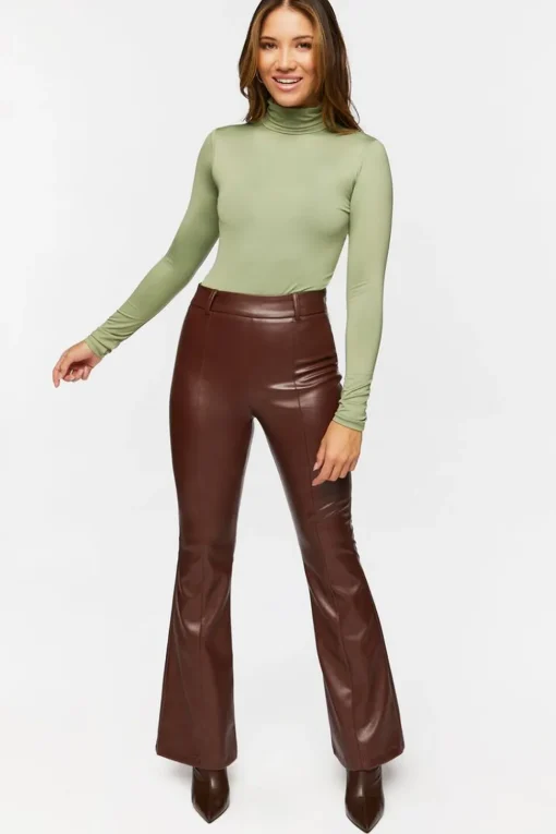 Long-Sleeve Turtleneck Bodysuit