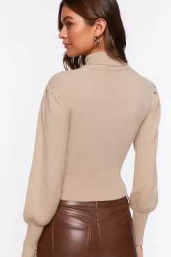Long-Sleeve Turtleneck Sweater