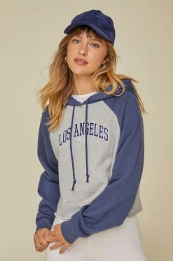Los Angeles Graphic Raglan Hoodie