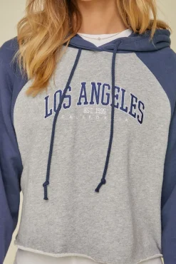 Los Angeles Graphic Raglan Hoodie