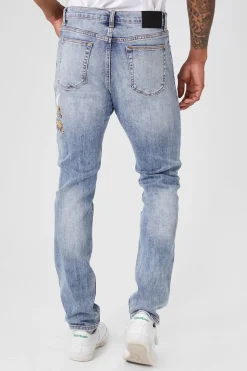Lost In Heaven Graphic Slim Jeans