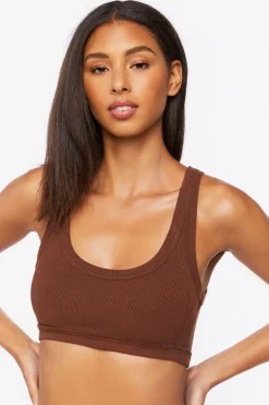 Lounge Ribbed Knit Crop Top