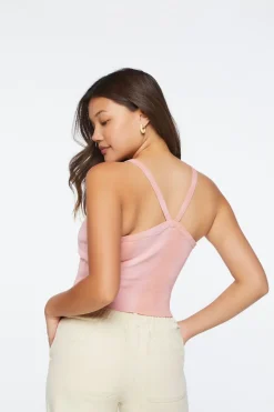 Love Graphic Cropped Tank Top