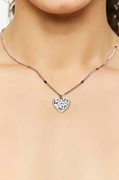 Love Is In The Air Heart Pendant Necklace