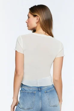 Love Is Love Embroidered Mesh Tee