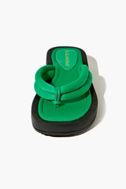 Low-Platform Thong Sandals