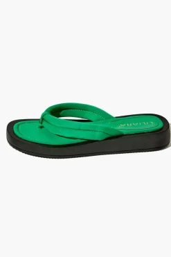 Low-Platform Thong Sandals
