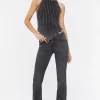 Low-Rise Bootcut Jeans