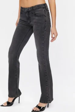 Low-Rise Bootcut Jeans