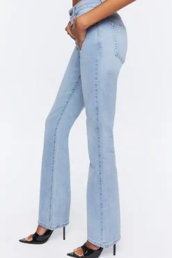 Low-Rise Bootcut Jeans