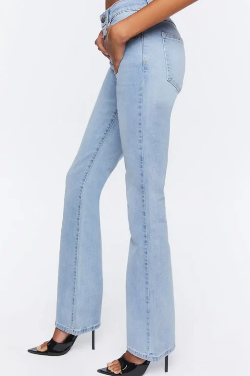Low-Rise Bootcut Jeans