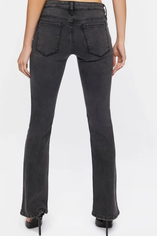 Low-Rise Bootcut Jeans
