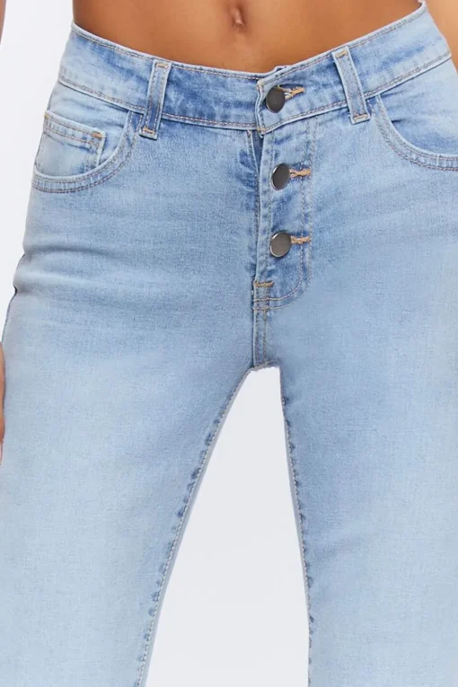 Low-Rise Bootcut Jeans