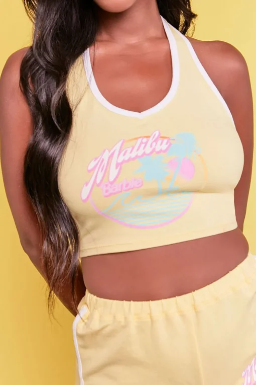 Malibu Barbie™ Graphic Halter Top