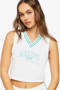 Malibu Graphic Crop Top