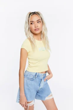 Malibu Graphic Cropped Tee