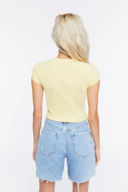 Malibu Graphic Cropped Tee