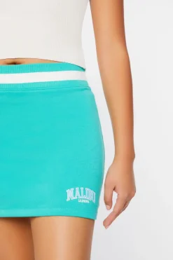 Malibu Graphic Mini Skirt