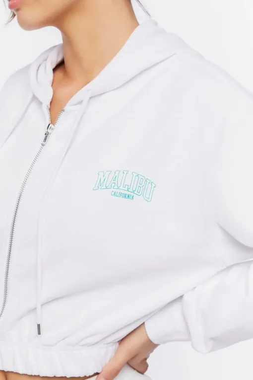 Malibu Graphic Zip-Up Hoodie