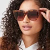 Marble Cat-Eye Sunglasses