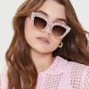 Marble Cat-Eye Sunglasses