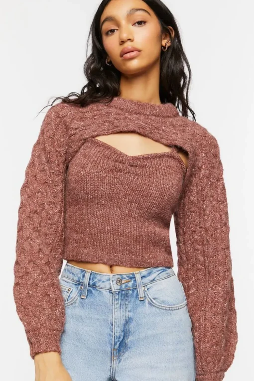 Marled Combo Sweater